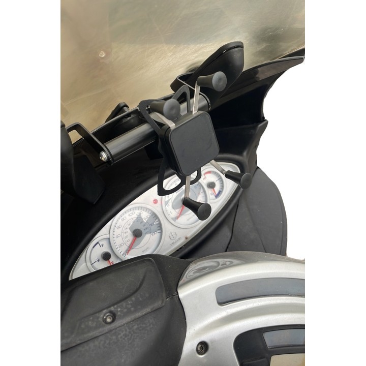 Μπαράκι στήριξης smartphone / GPS για Piaggio X9 125 / 200 / 250 / 500 2004-2007