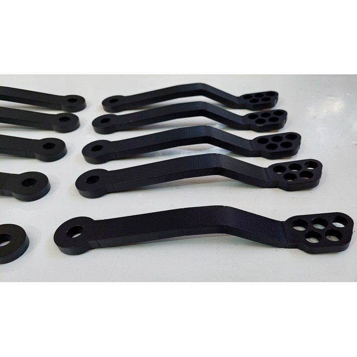 Σύνδεσμοι χαμηλώματος για Kawasaki ZX-14 2006-2011 / ZX-14R 2012-2019 / ZZR 1400 2006-2019 (20-100mm)