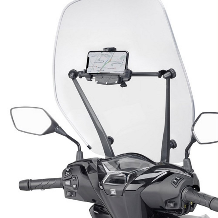 Smartphone / GPS mounting bracket compatible with Honda SH125 / SH150 2020-2023