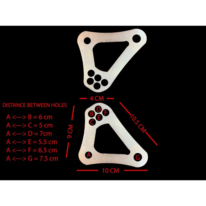Σύνδεσμοι χαμηλώματος για Honda XL1000V Varadero 1999-2002 (20-80mm)
