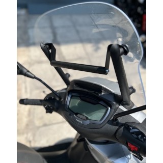 Smartphone / GPS mounting bracket compatible with Piaggio Beverly 300 / 400 2021-2025