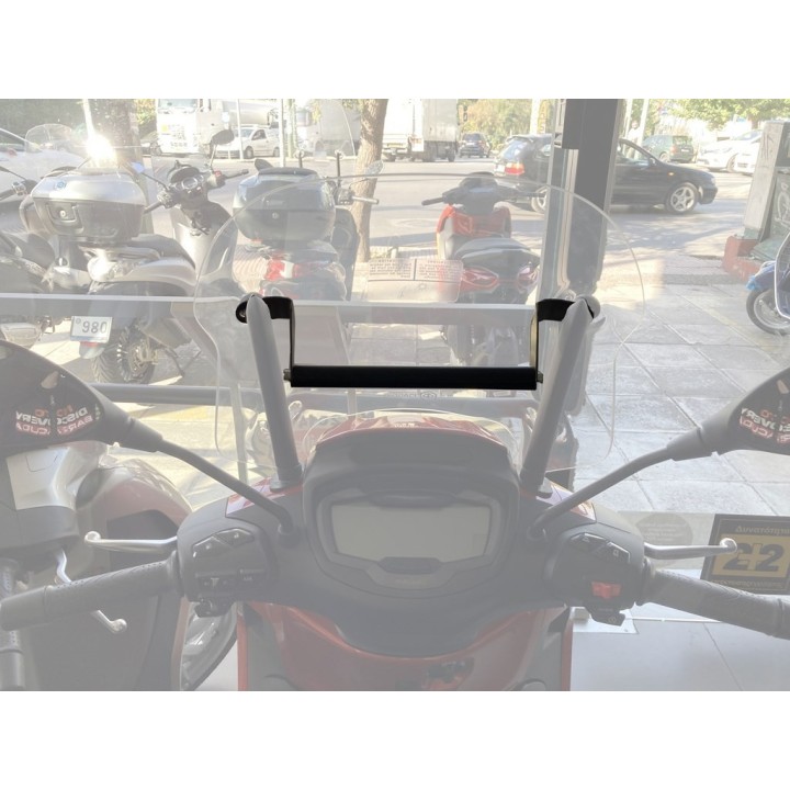 Smartphone / GPS mounting bracket compatible with Piaggio Beverly 300 / 400 2021-2025