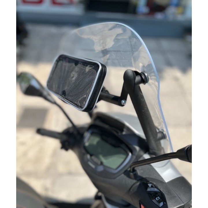 Smartphone / GPS mounting bracket compatible with Piaggio Beverly 300 / 400 2021-2025