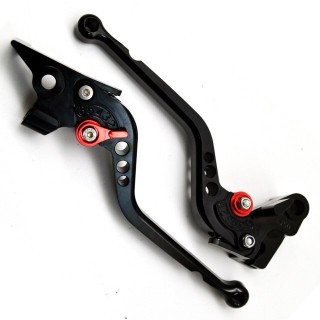 Ρυθμιζόμενες μανέτες RR Racing για Yamaha TDM 900 2002-2003 μαύρο / κόκκινο
