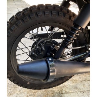 Exhaust muffler protector compatible with Brixton Felsberg / Cromwell / Saxby 2016-2022