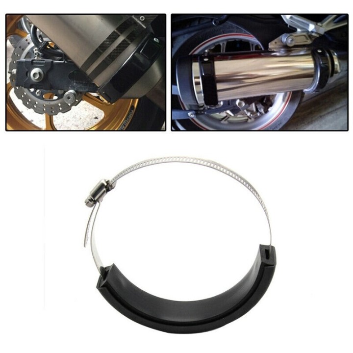 Exhaust muffler protector black (1 piece)