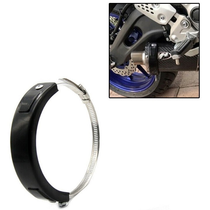 Exhaust muffler protector black (1 piece)