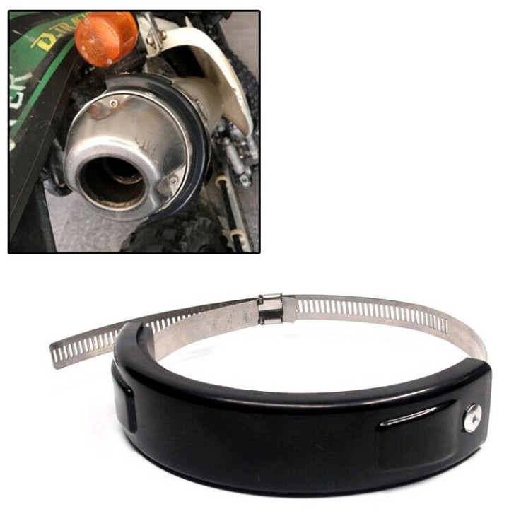 Exhaust muffler protector black (1 piece)
