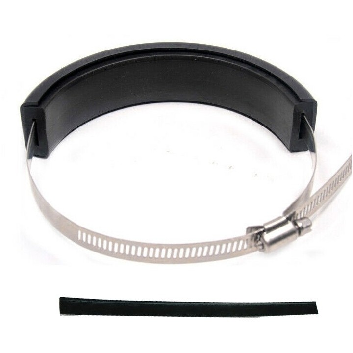 Exhaust muffler protector black (1 piece)
