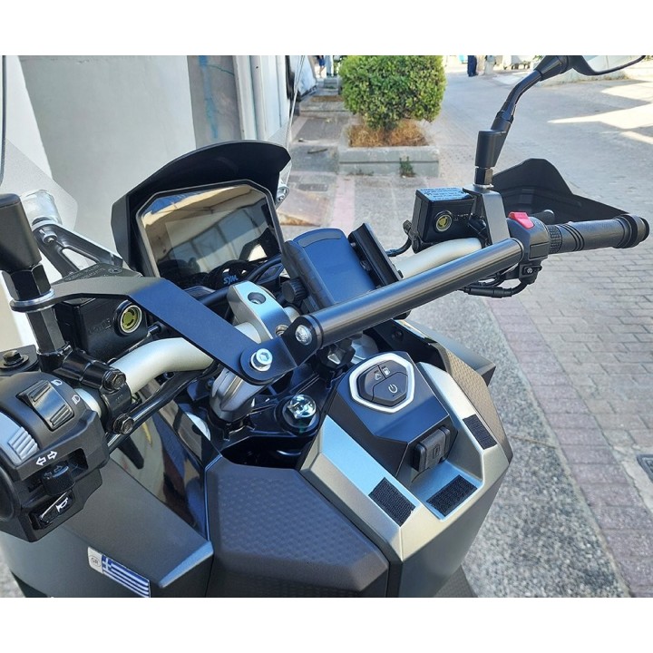 Μπαράκι στήριξης smartphone / GPS για SYM ADX TG 400 2025-2026 (χαμηλό)