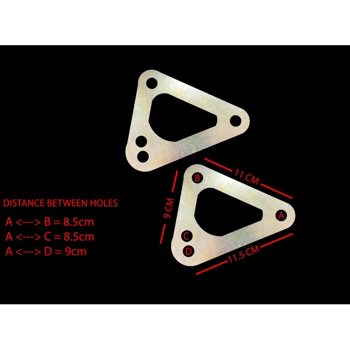 Σύνδεσμοι χαμηλώματος για Yamaha YZF-R6 2003-2005 (25mm)