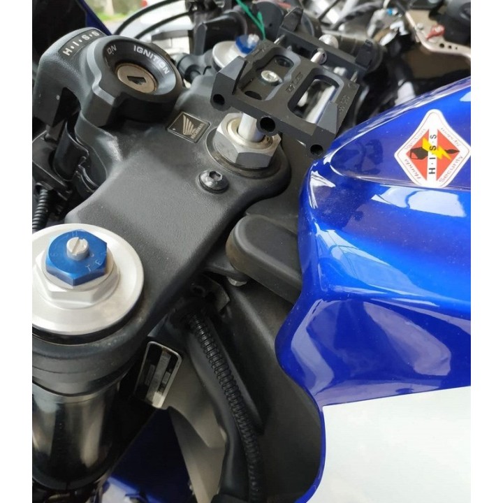 Universal fork stem yoke smartphone bracket for 12mm hole