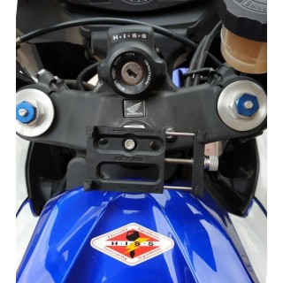 Universal fork stem yoke smartphone bracket for 17mm hole