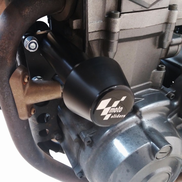 Frame crash pads compatible with Yamaha XT660X/R 2004-2015 (oxygen sensor)