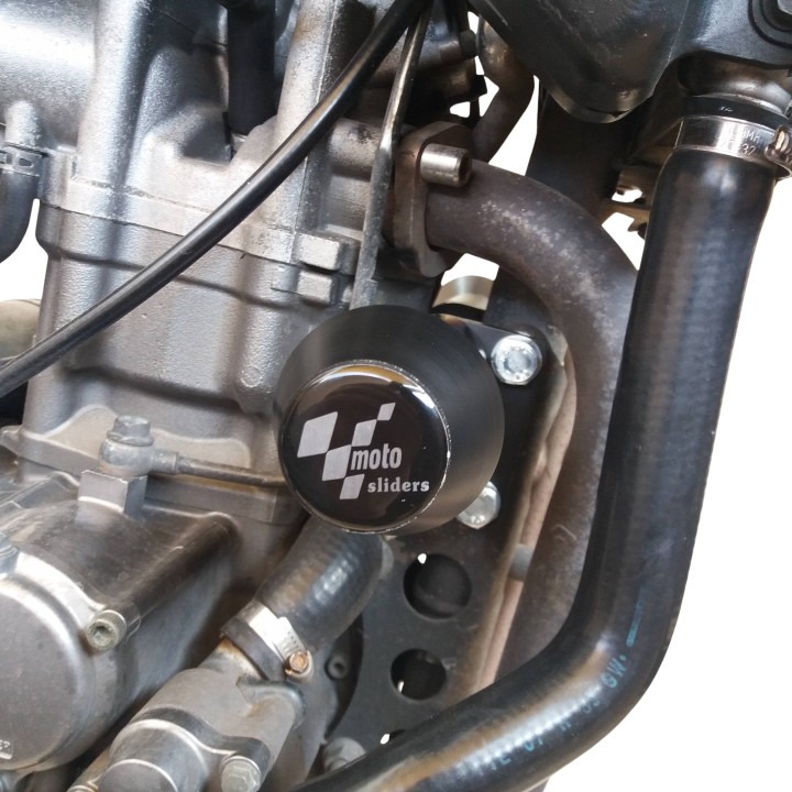 Frame crash pads compatible with Yamaha XT660X/R 2004-2015 (oxygen sensor)