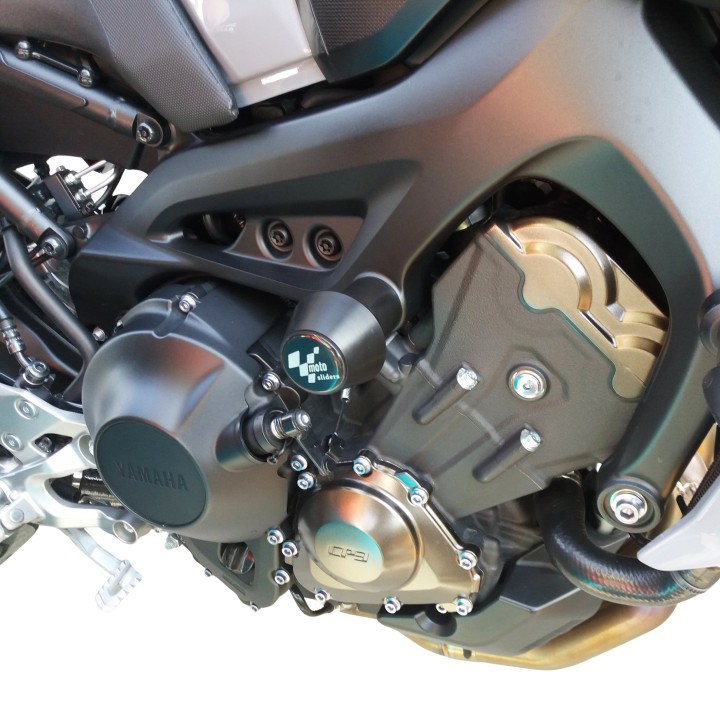 Frame crash pads compatible with Yamaha MT-09 2017-2020