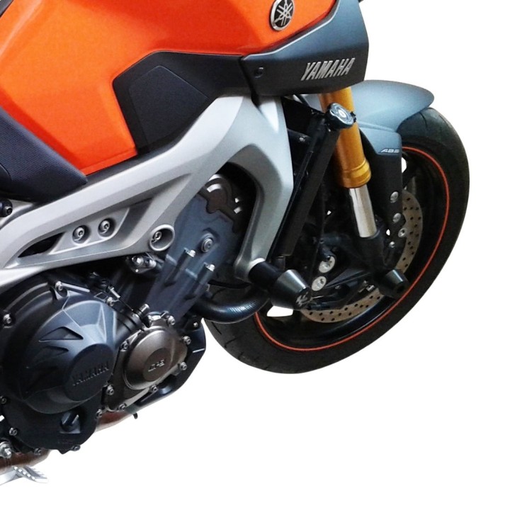 Frame crash pads compatible with Yamaha MT-09 2014-2016