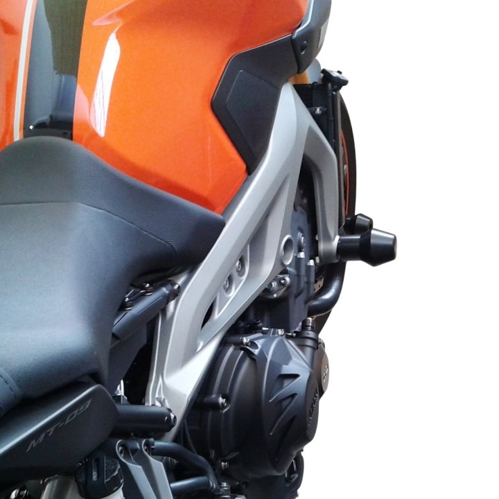 Frame crash pads compatible with Yamaha MT-09 2014-2016