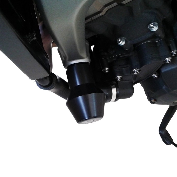 Frame crash pads compatible with Yamaha MT-09 2014-2016