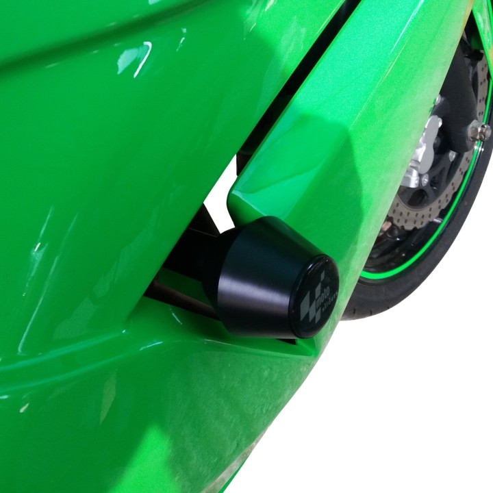 Frame crash pads compatible with Kawasaki ZX-250R Ninja 2008-2012