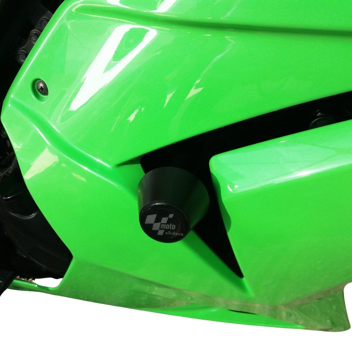 Frame crash pads compatible with Kawasaki ZX-250R Ninja 2008-2012