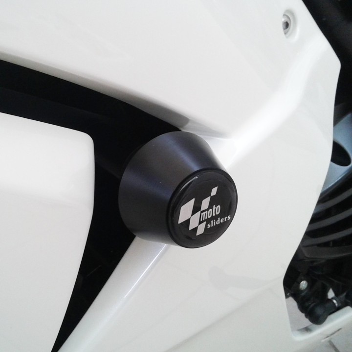 Frame crash pads compatible with Kawasaki ZX-250R Ninja 2008-2012