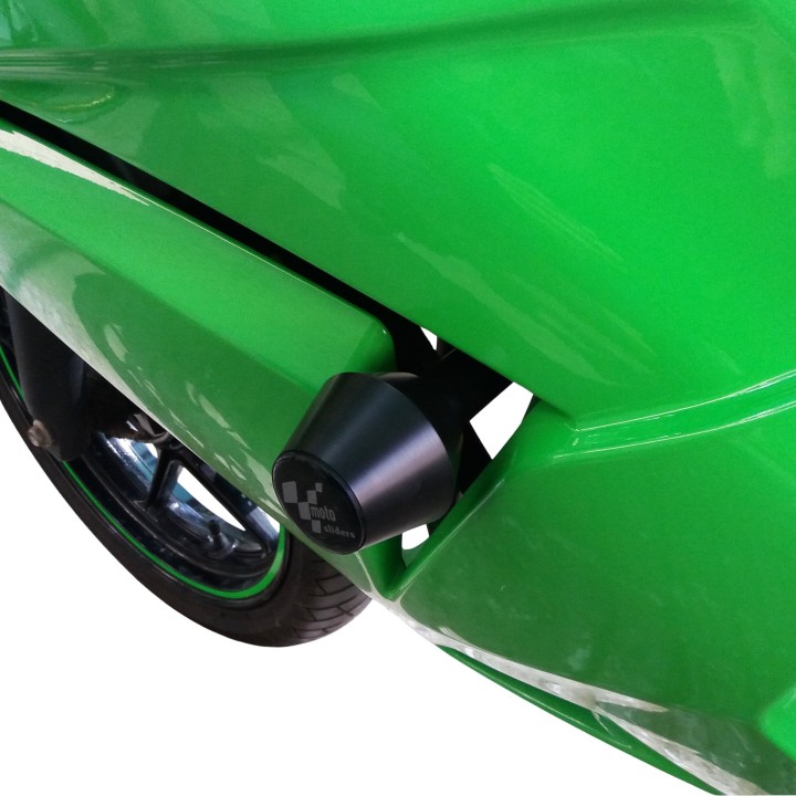 Frame crash pads compatible with Kawasaki ZX-250R Ninja 2008-2012