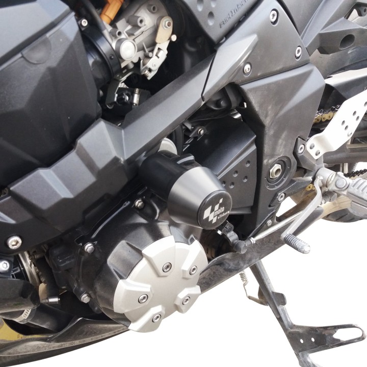 Frame crash pads compatible with Kawasaki Z750 2007-2015