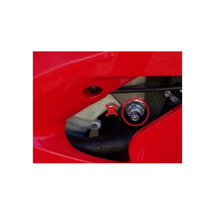 Προστατευτικά μανιτάρια πλαισίου για Kawasaki ZX-6R 636 2003-2004