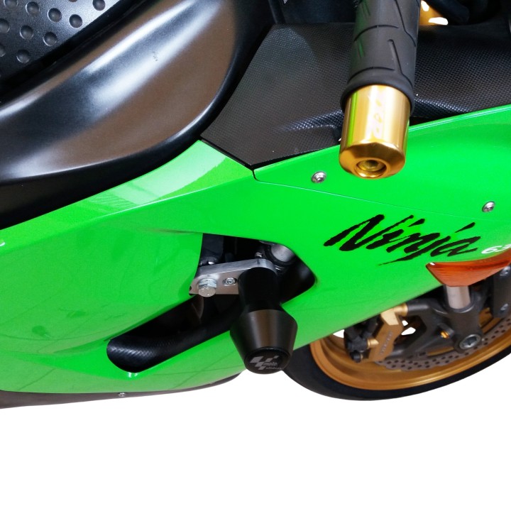 Frame crash pads compatible with Kawasaki ZX-6R 636 2005-2006