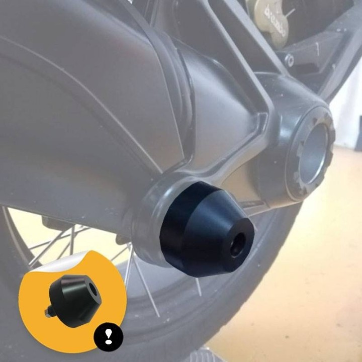 Drive shaft crash bung compatible with BMW R1200GS 2004-2012 / R1200GS LC 2013-2018 / R1250GS 2019-2022